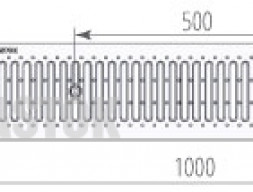 Решетка РШН Norma DN150 A15